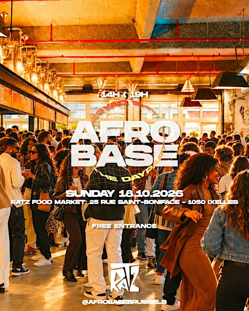 AFROBASE: THE DAY PARTY • 18.10 •  RATZ FOOD MARKET • FREE ENTRANCE!