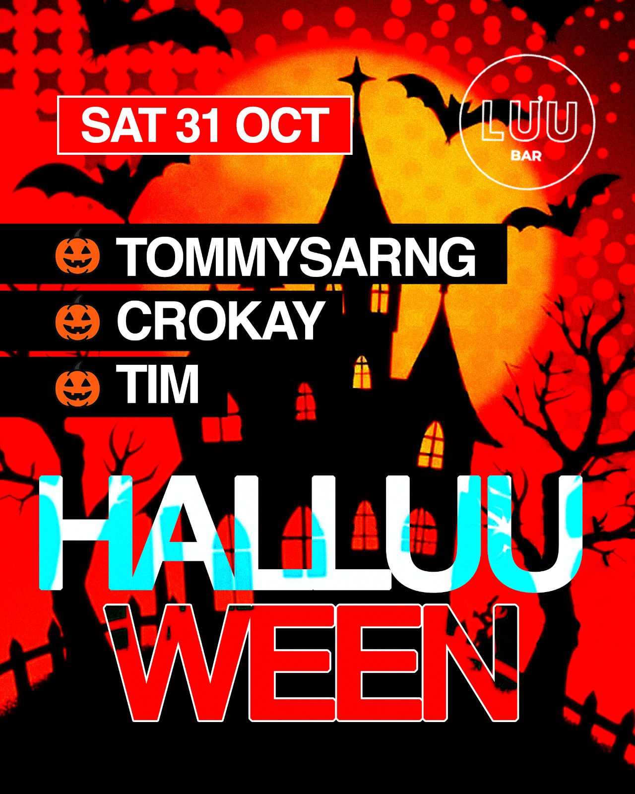 HALLUUWEEN: Tommysarng, Crokay, Tim
