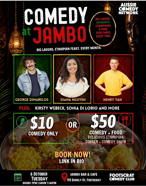 Comedy at Jambo!