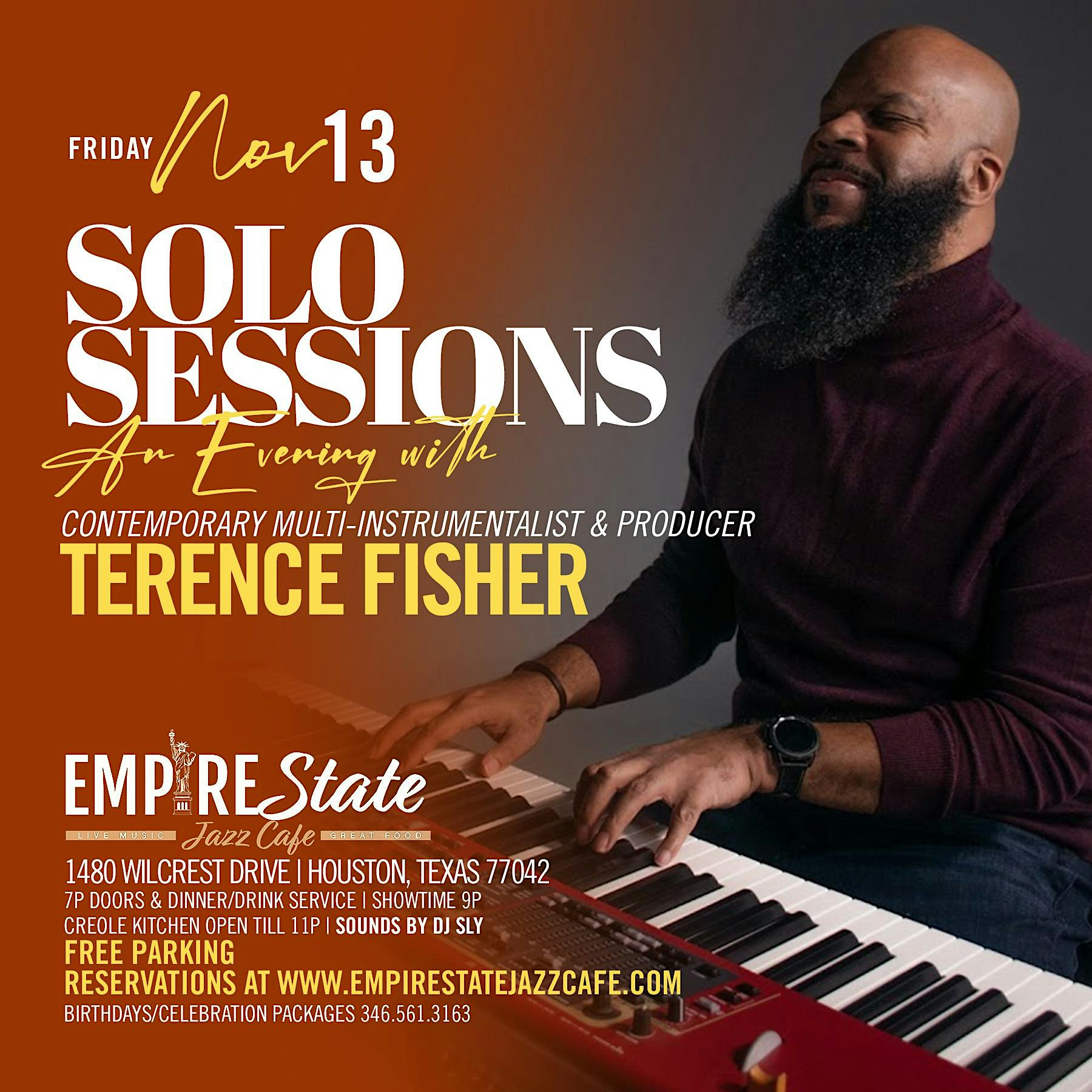 Solo Sessions: An Evening w/ Terence Fisher Friday 11/13