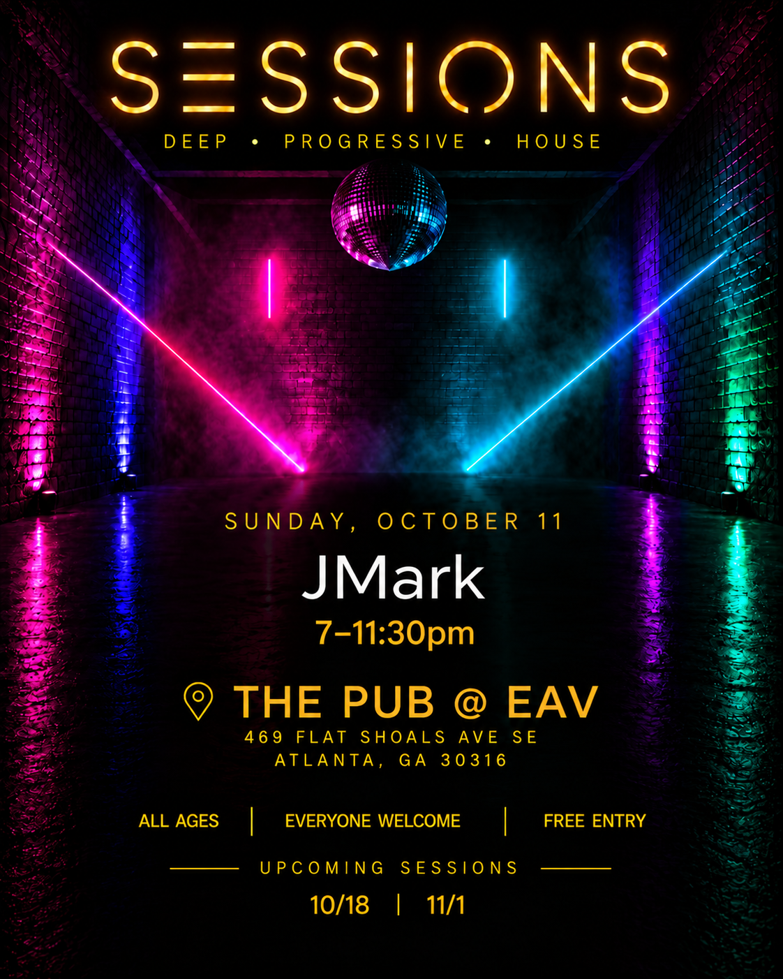 Sunday Sessions Progressive House with DJ JMark
