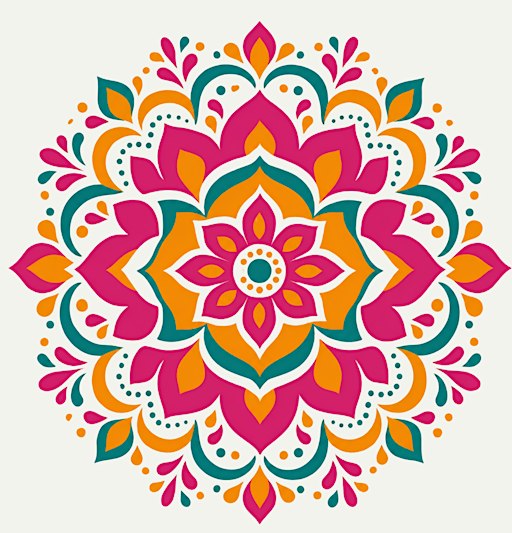 Rangoli Colouring Competition at Flat Bush Library