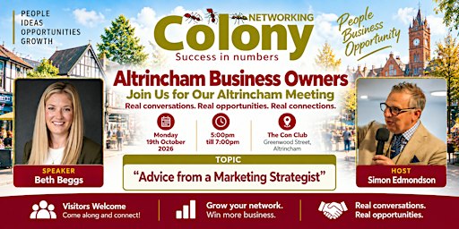 Altrincham Networking with Colony Networking