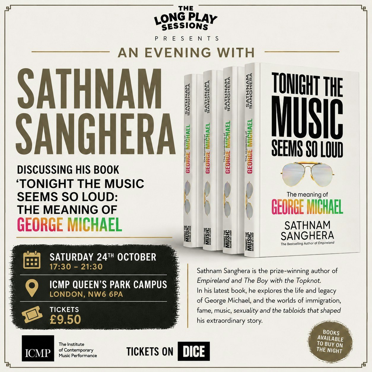 The Long Play Sessions - Sathnam Sanghera: In Conversation and Book Signing