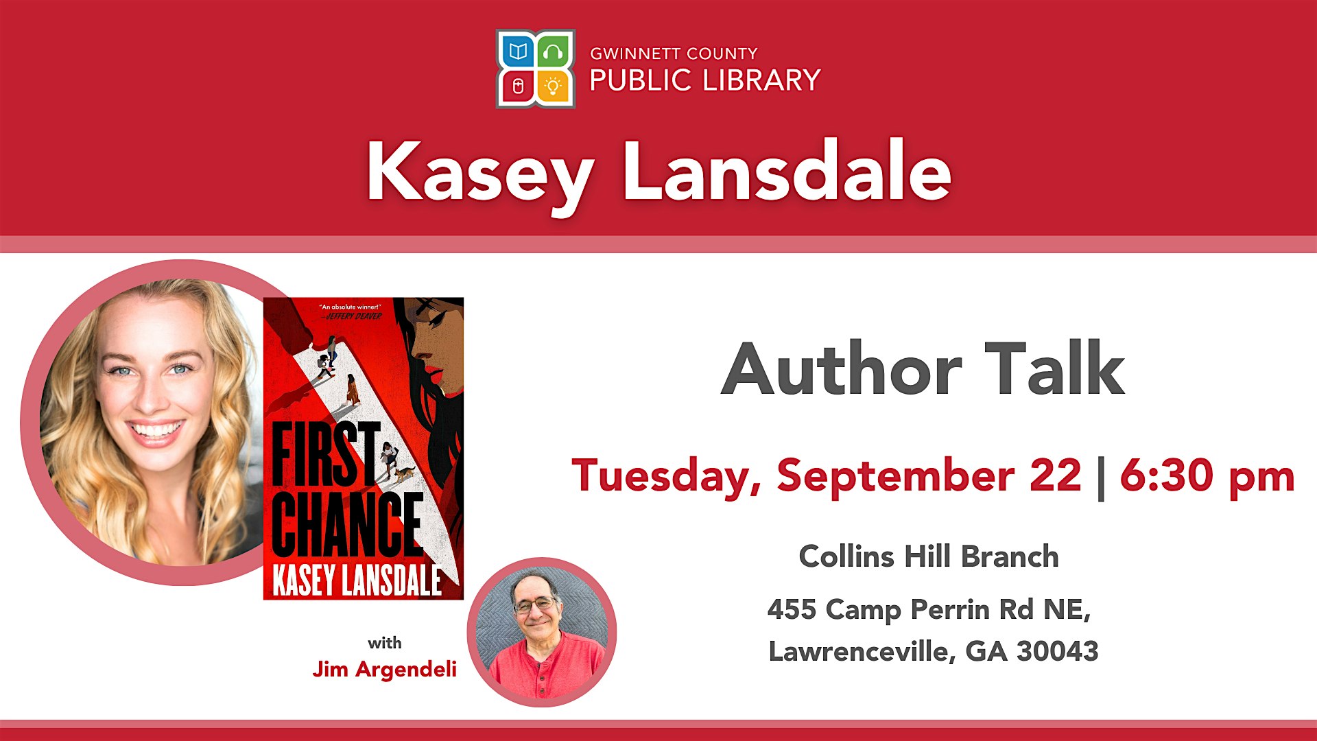 Author Talk with Kasey Lansdale