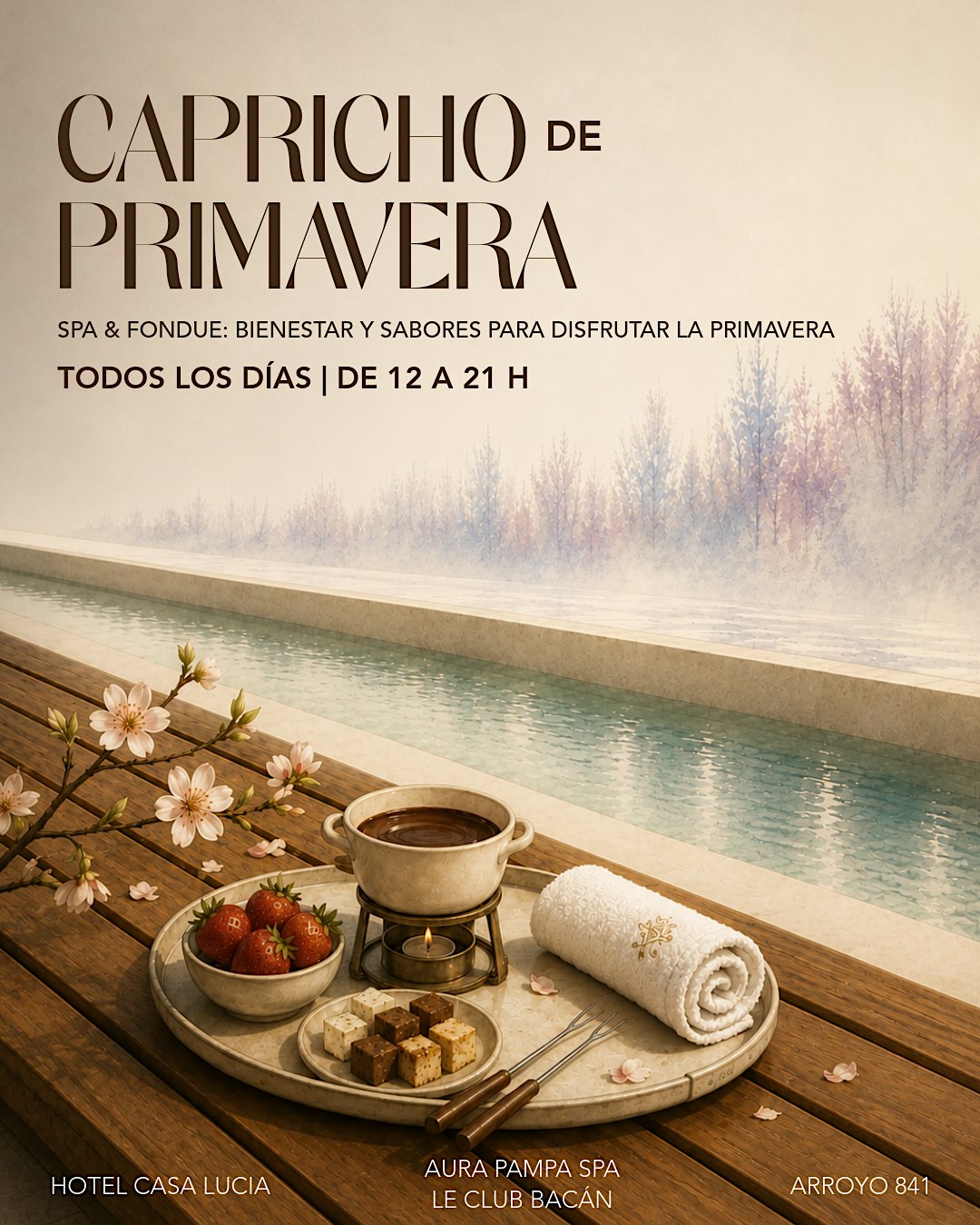 Weekdays - Capricho de Primavera: Spa & Fondue