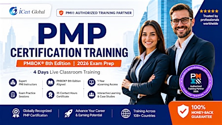PMP Training in Bellevue, WA | PMBOK® 8th Edition | PMI Authorized