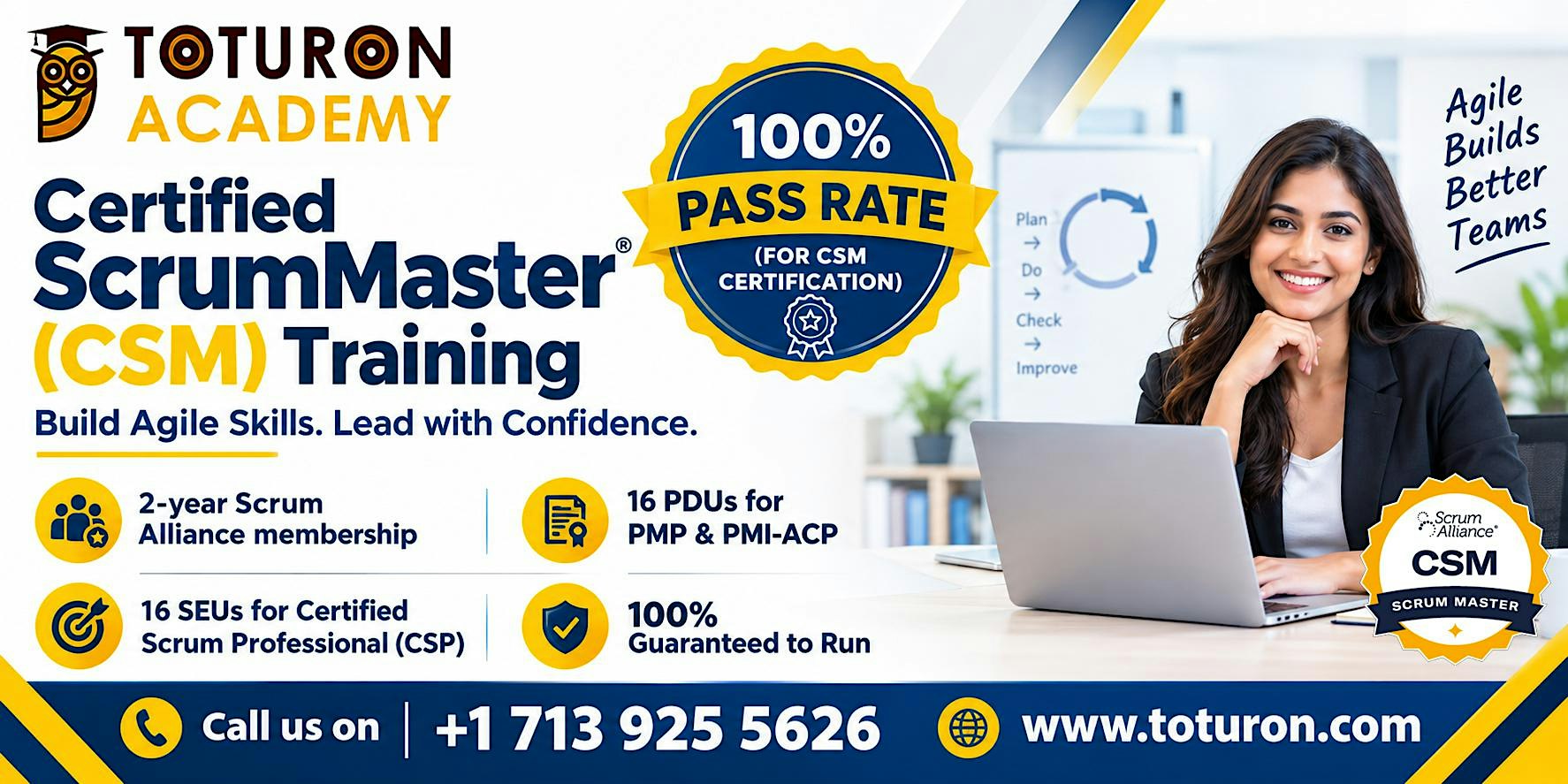 2 Days Certified ScrumMaster (CSM) Training in Laval, QC