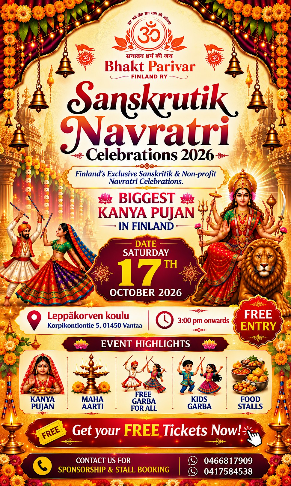 Sanskrutik Navratri Celebrations & Kanya Pujan