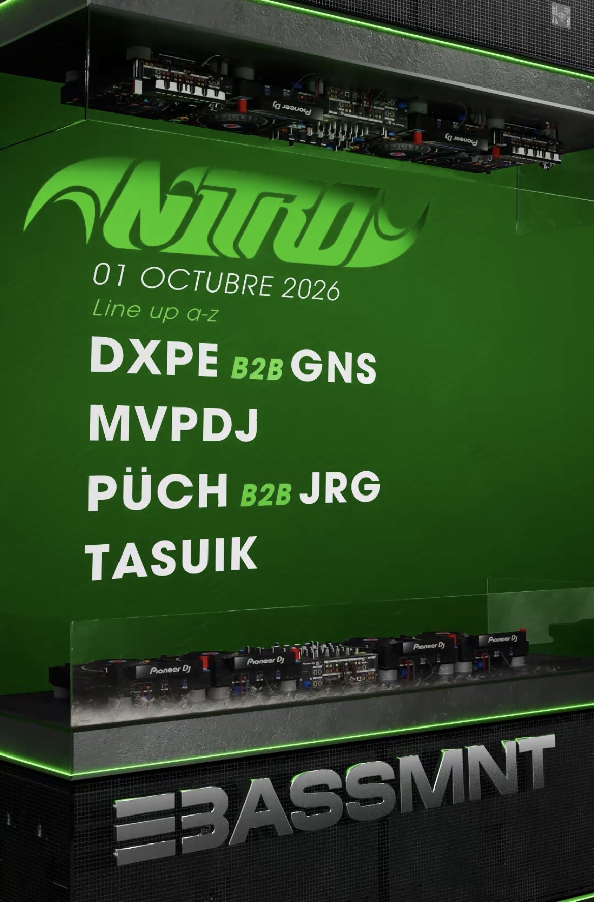 NITRO: DXPE B2B GNS + Tasuik + PÜCH B2B JRG + MVPDJ