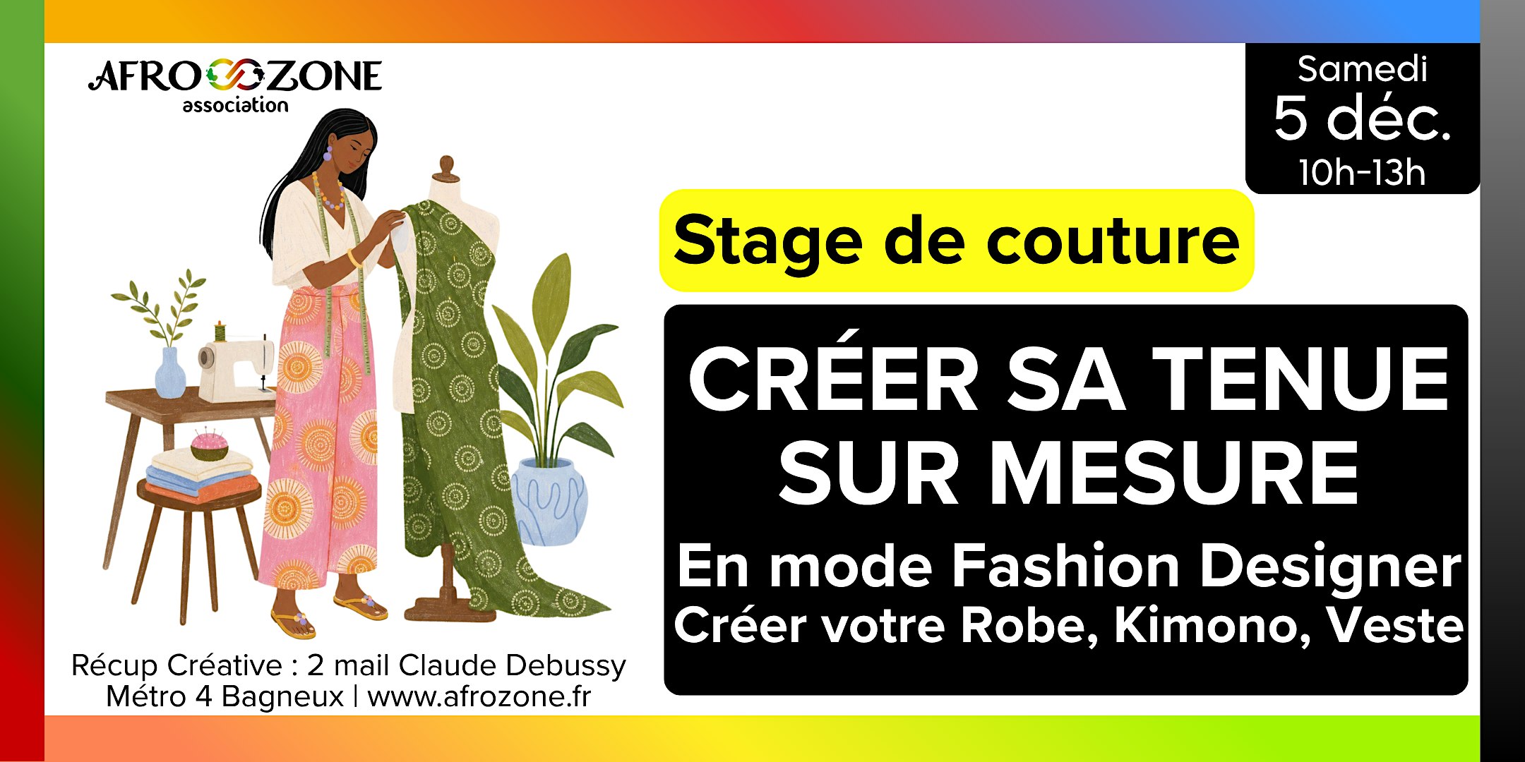 Stage de Couture : Créer sa tenue sur mesure