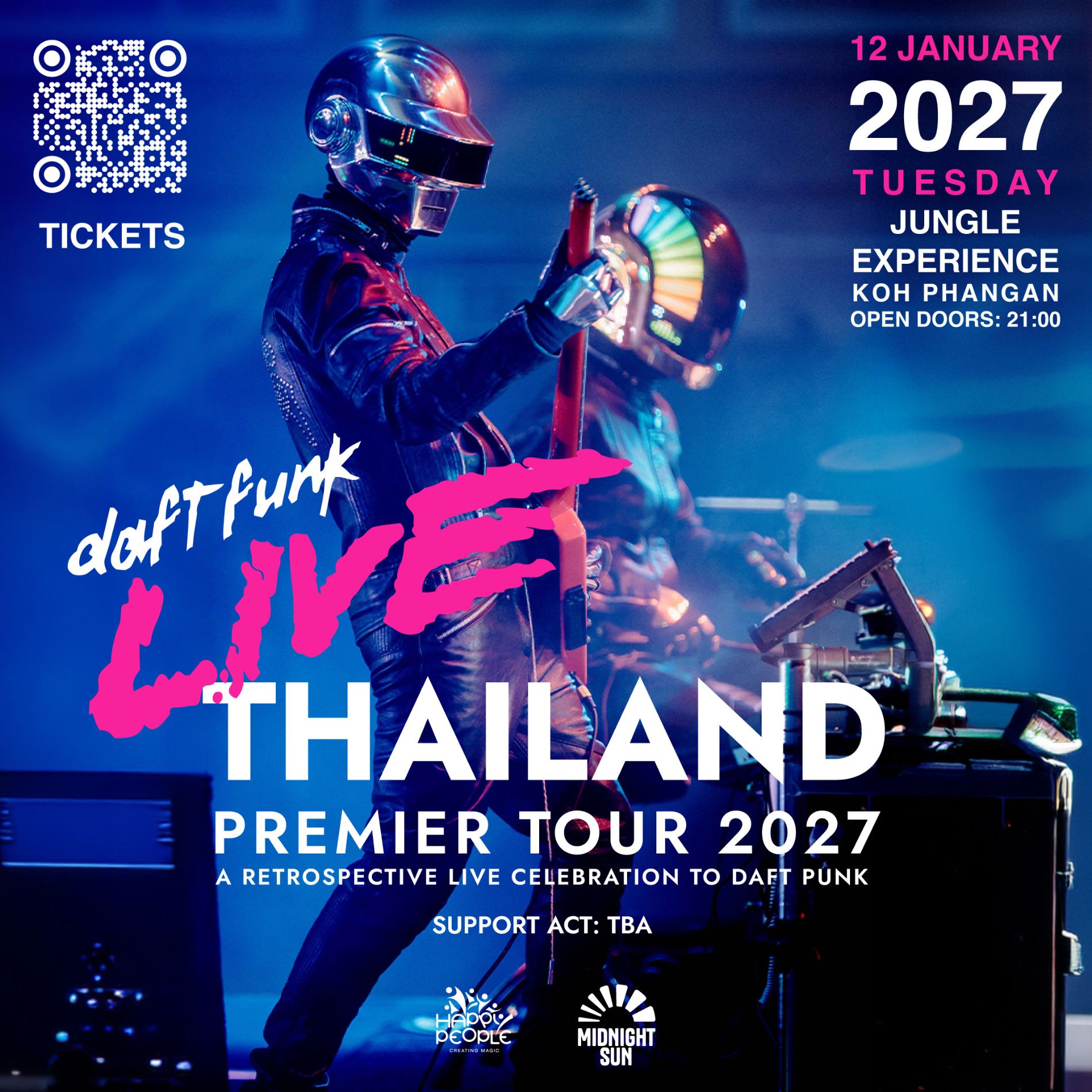 Daft Funk Live In Koh Phangan - Thailand Premier Tour 2027 - Tribute Show