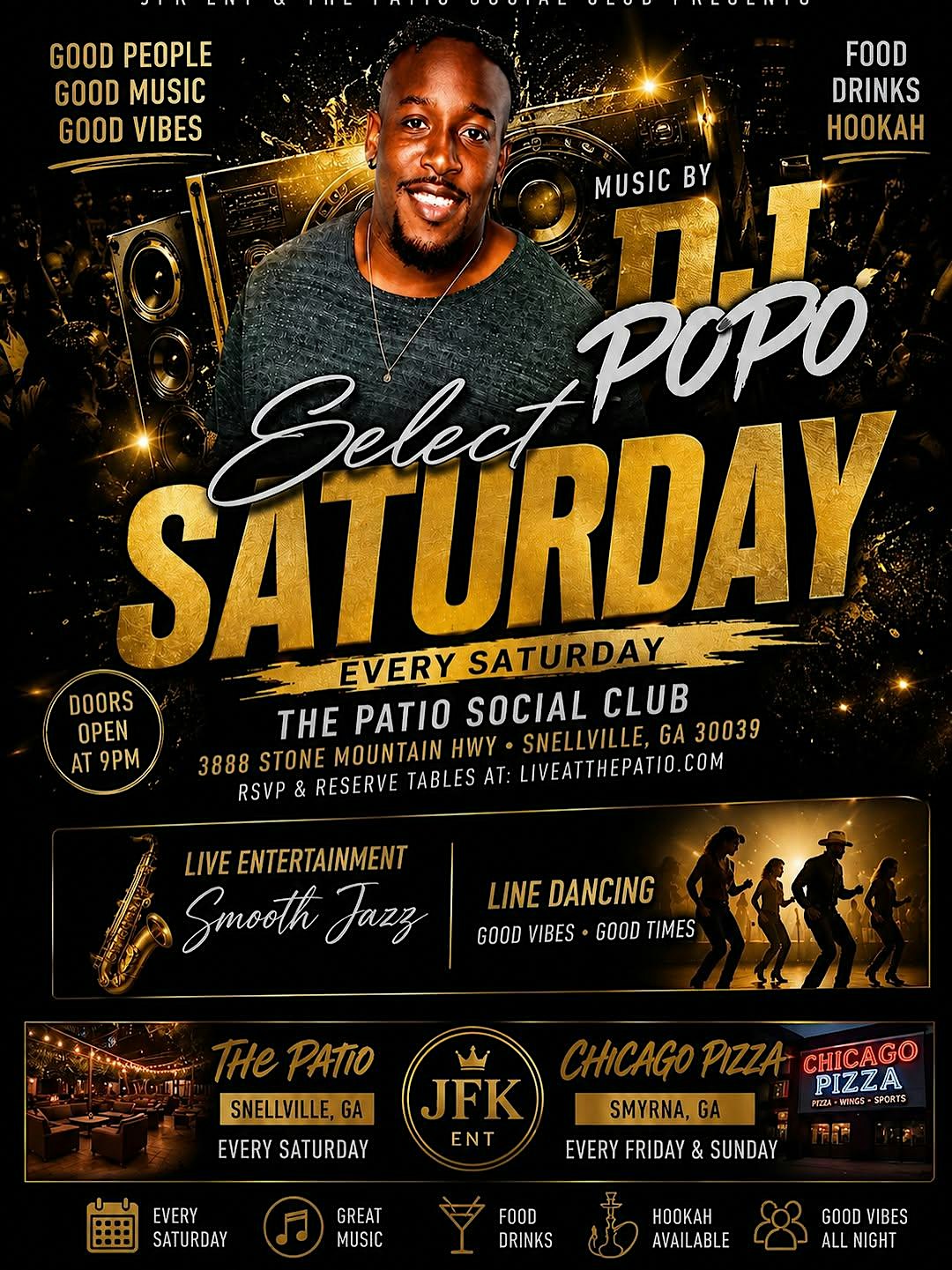 Select Saturday With Scratch Master DJ POPO