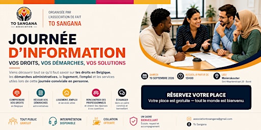 JOURNÉE D'INFORMATION/INFORMATIEDAG To Sangana