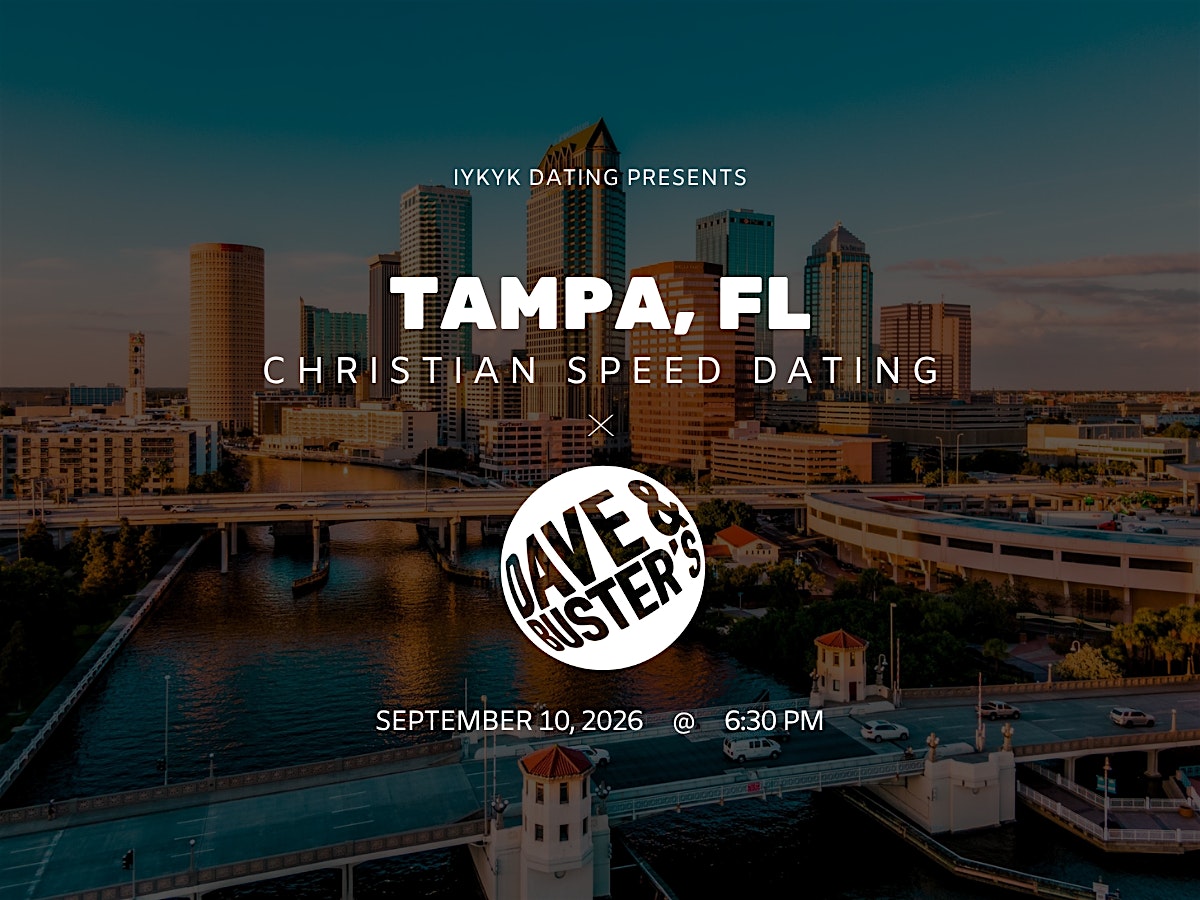 ✝️Tampa Christian Speed Dating | IYKYK Dating | 20s-30s | 9/10/26