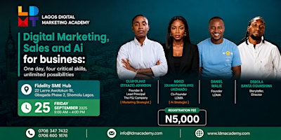 Digital Marketing, Sales & AI for Business By Lagos Digital Marketing