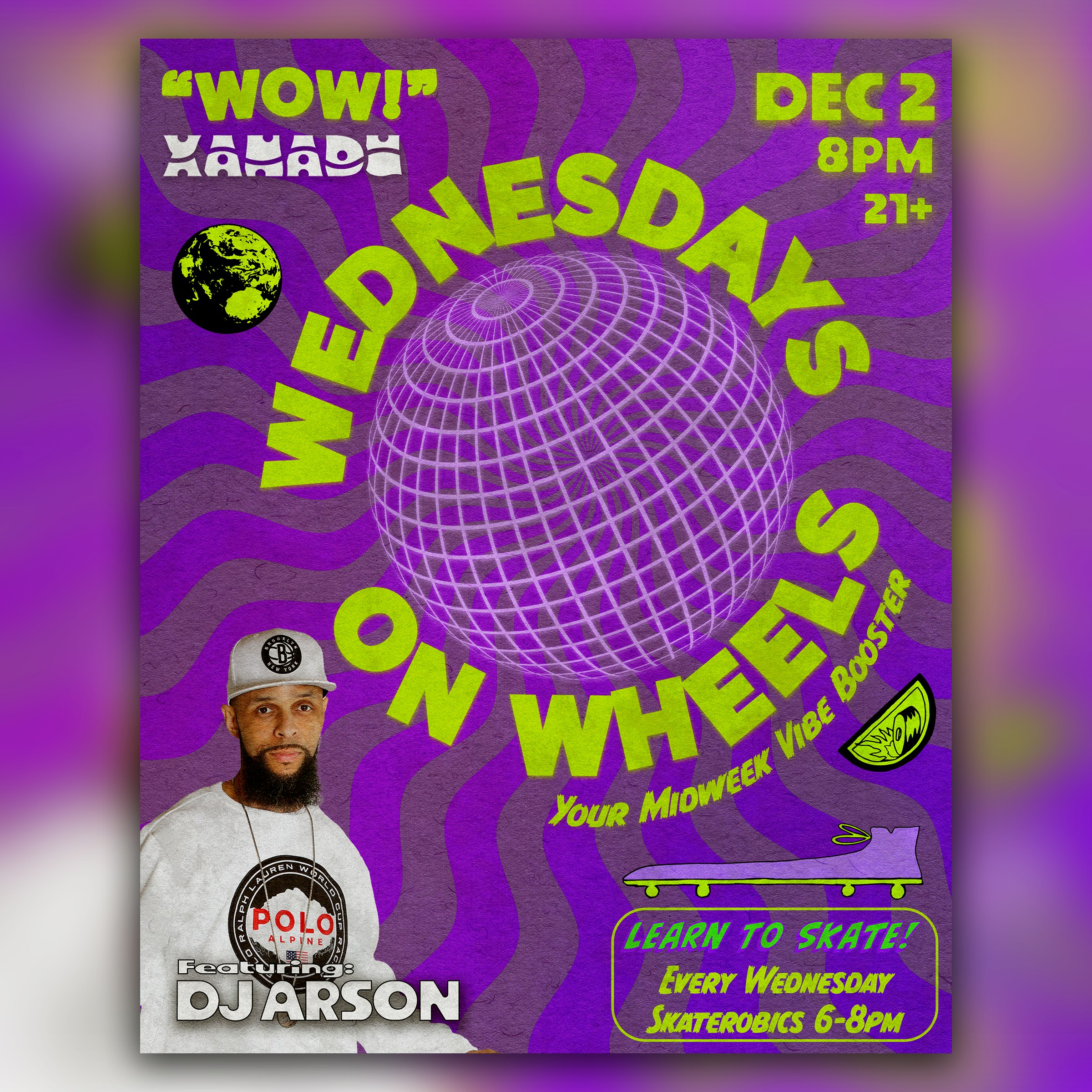 Wednesday on Wheels ft. DJ Arson (skate)