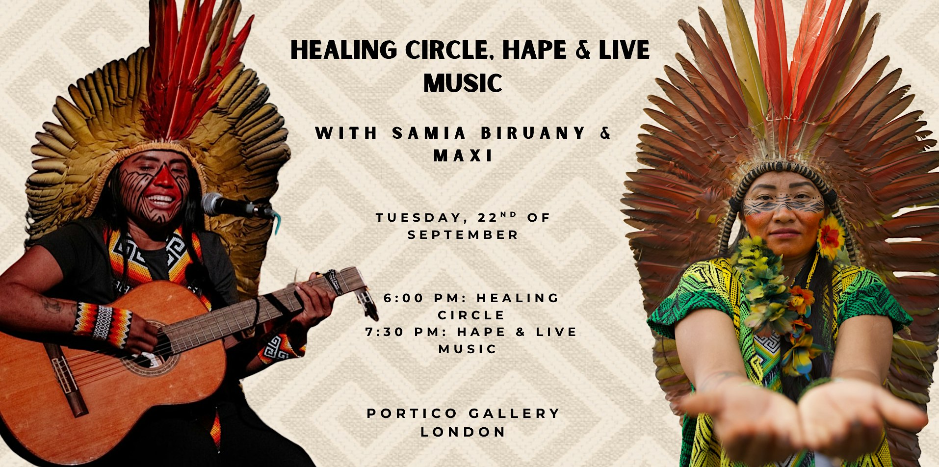 Huni Kuin Healing Circle, Hape and Live Music