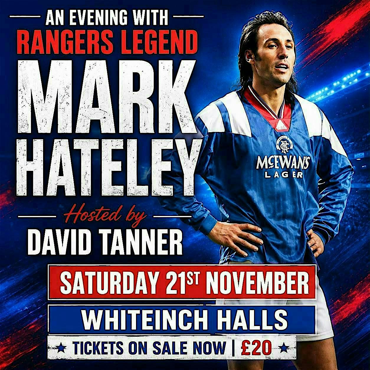An Evening with the Legendary Mark Hateley in Whiteinch