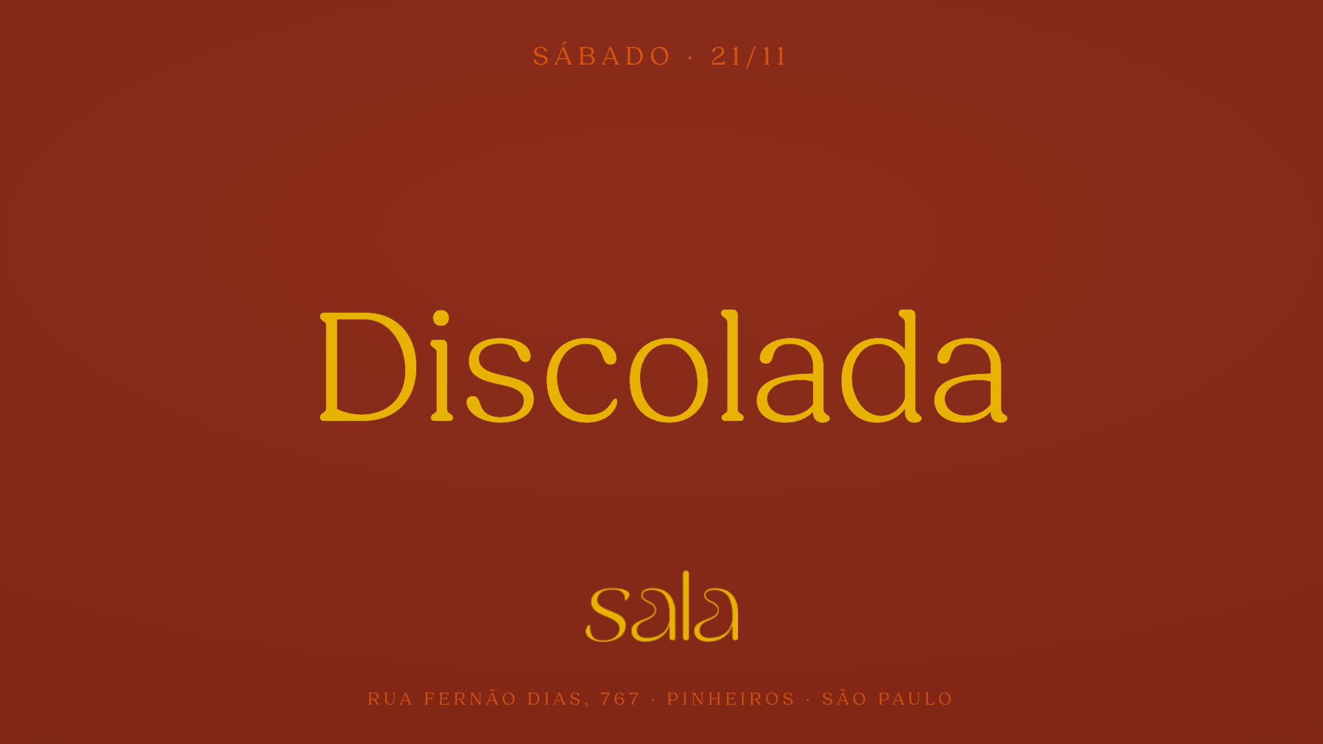 Sala recebe Discolada