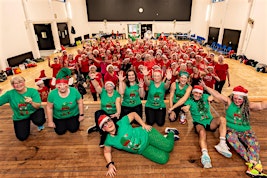 Zumba Gold Dressed as Santa