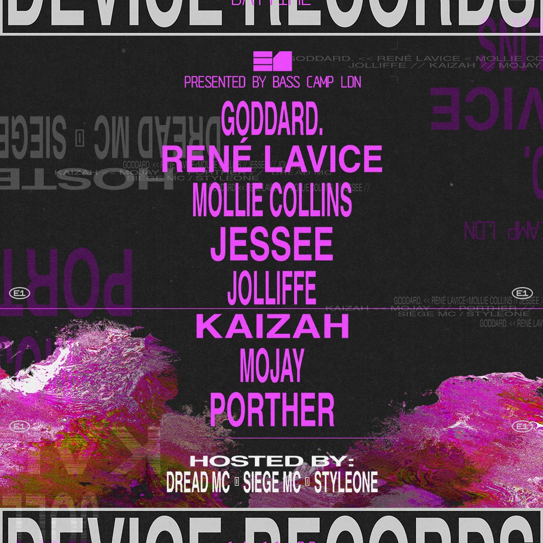 DeVice ft goddard. René LaVice, Mollie Collins, Jessee, Jolliffe, DREAD MC