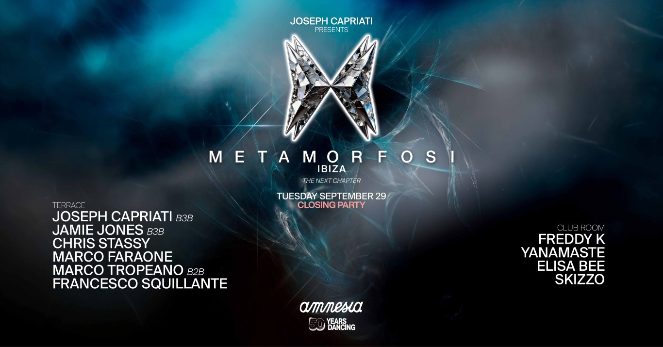 Joseph Capriati presents Metamorfosi Closing Party