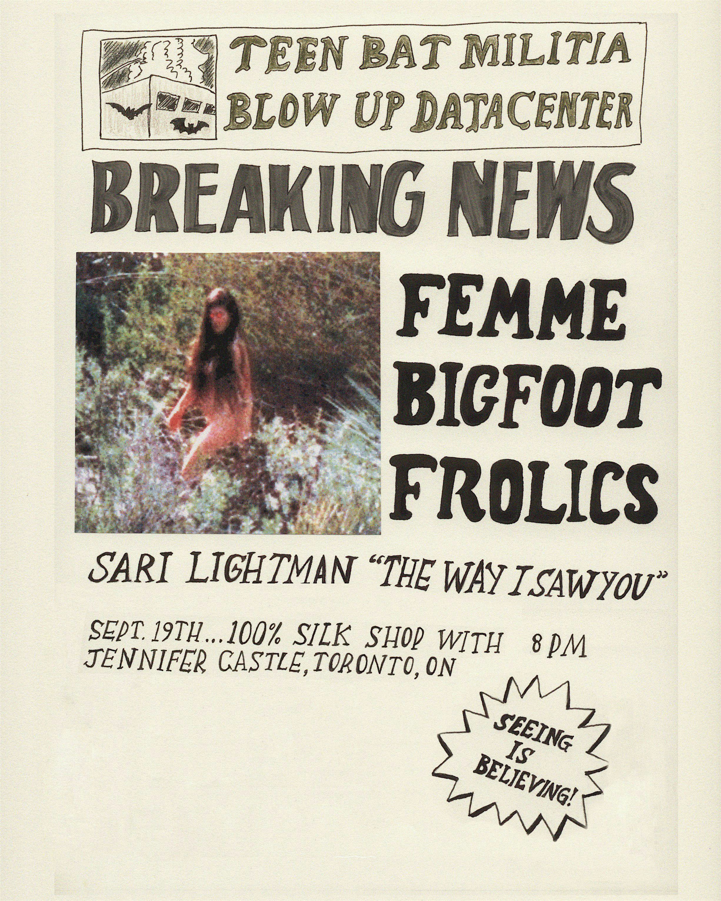 Silk shop presents: Sari Lightman & Jennifer Castle