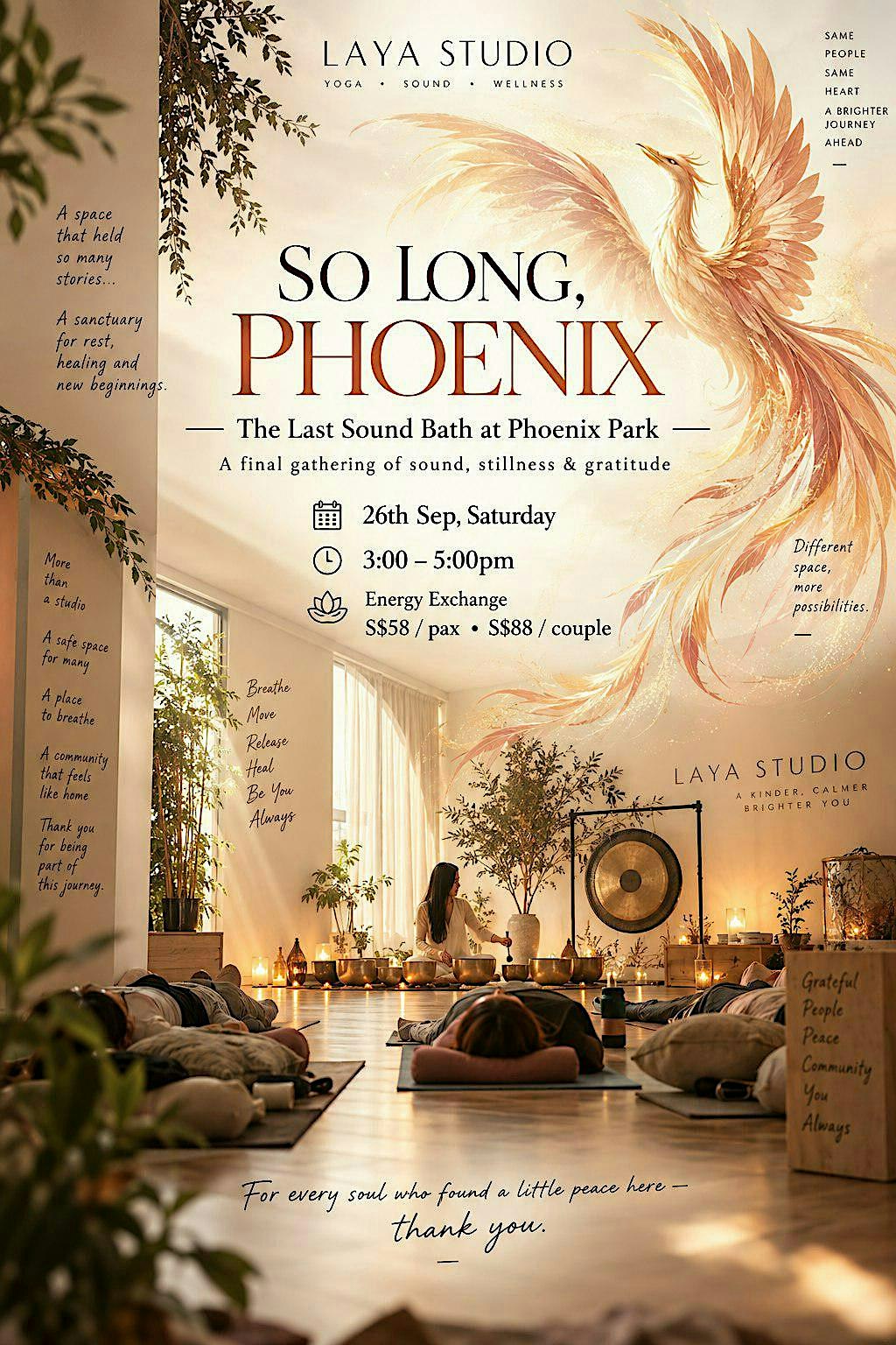 So Long, Phoenix Sound Bath