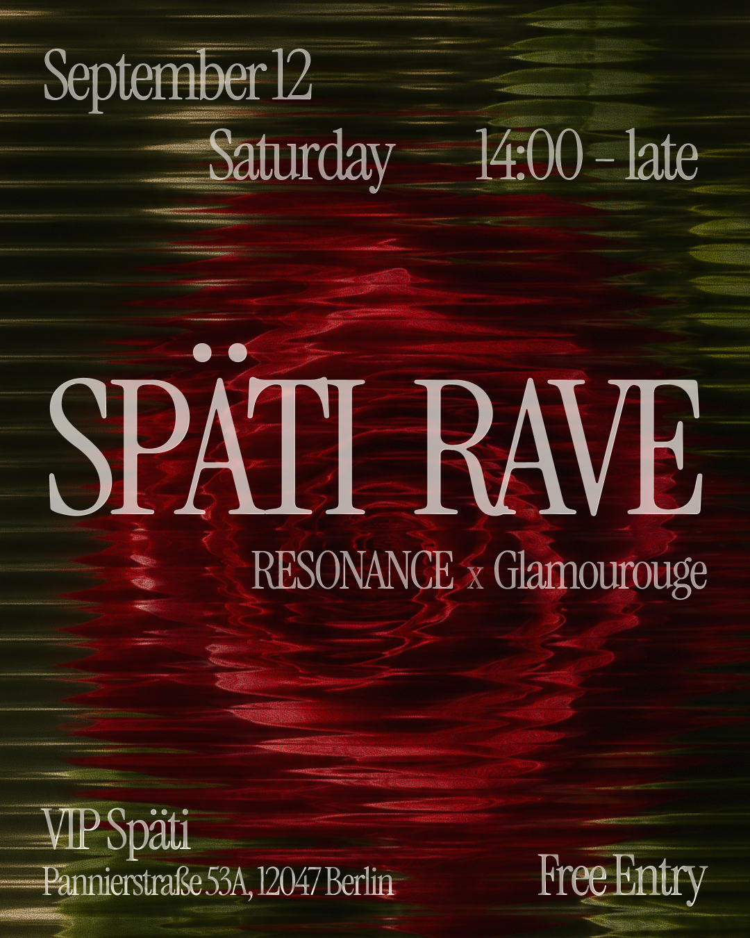 SPÄTI RAVE - FREE ENTRY