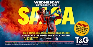 EN ViVo Wednesday + Salsa Wednesday (Regional Mexicano & Musica Tropical)