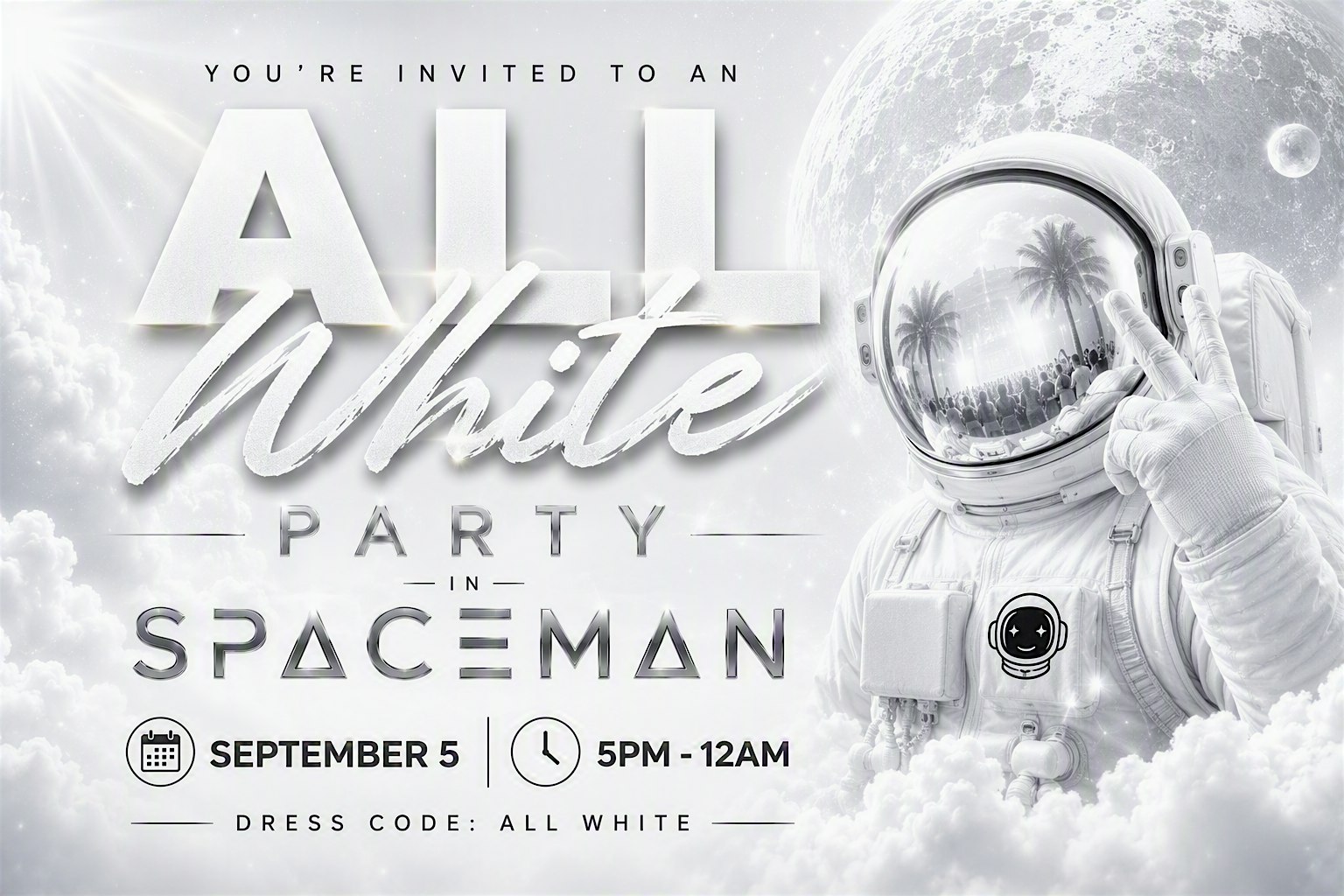 All White Labor Day Weekend Paryt