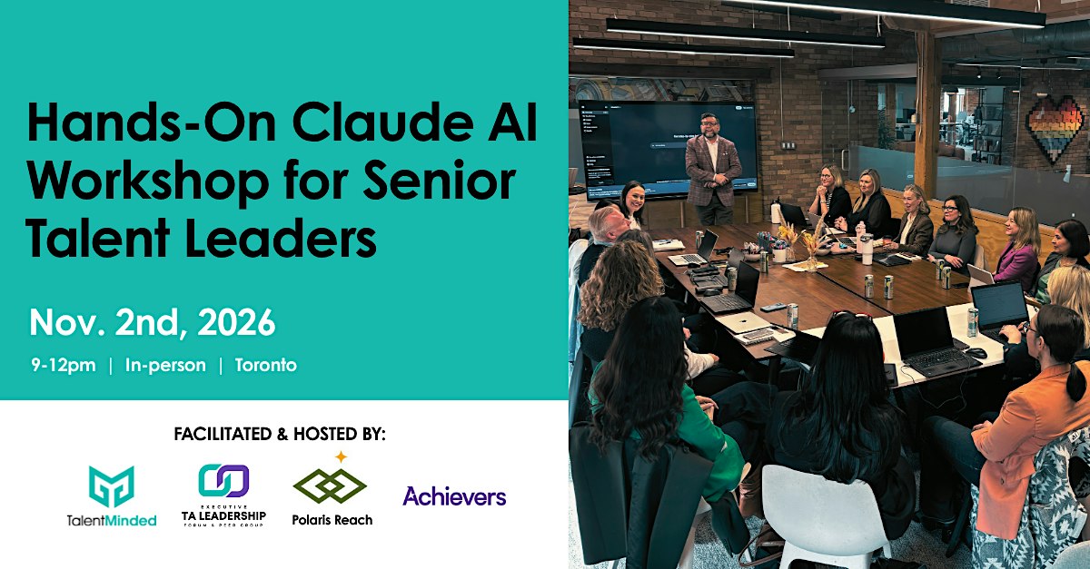 (NEW) Hands-On Claude AI Workshop for Talent Leaders