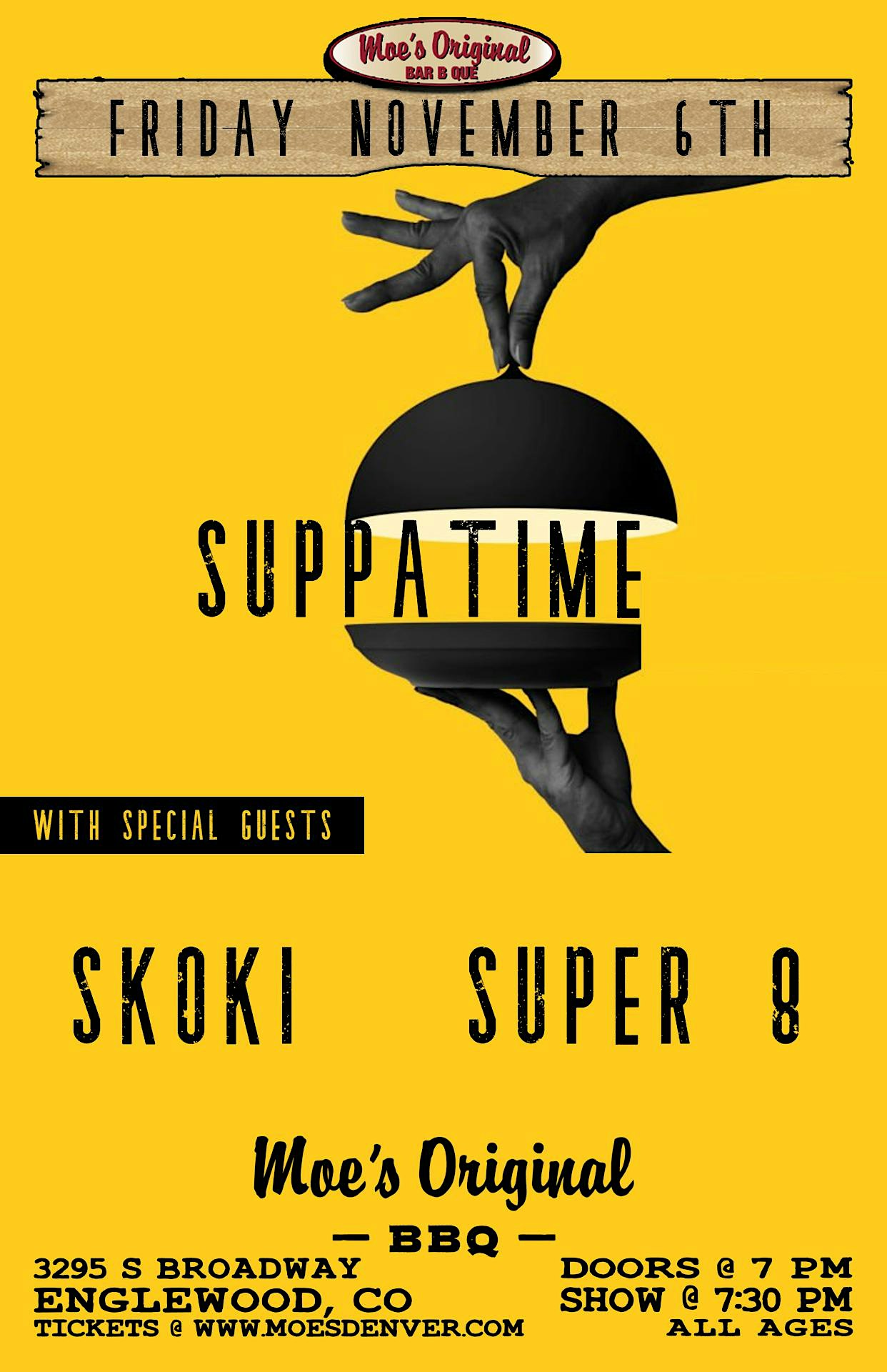 Suppatime w/ Coldridge + Super 8