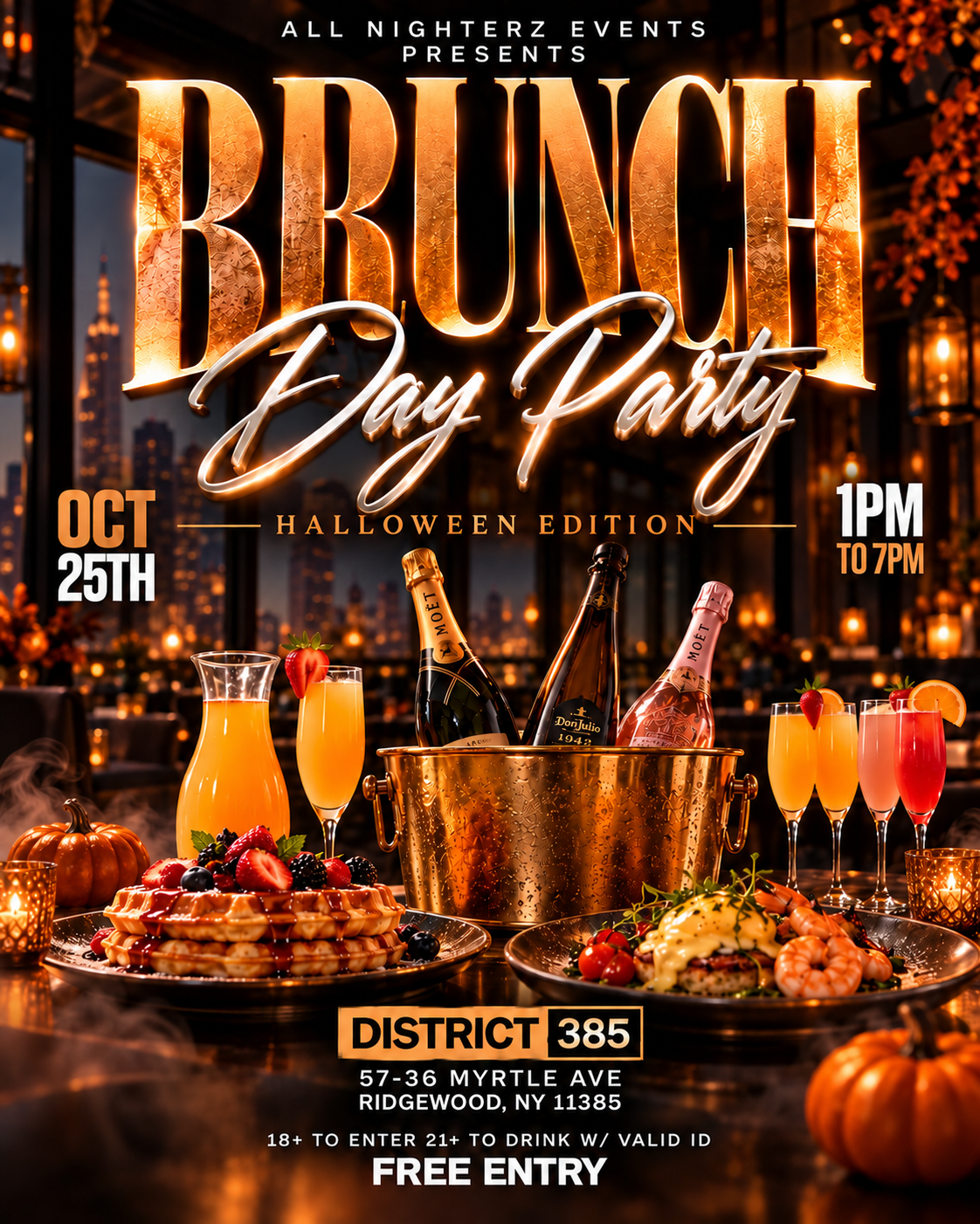 BRUNCH  DAY PARTY HALLOWEEN EDITION