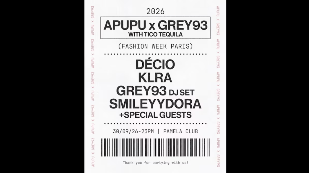 Grey93 X Apupu X Tico (Only 20 Tickets Online)