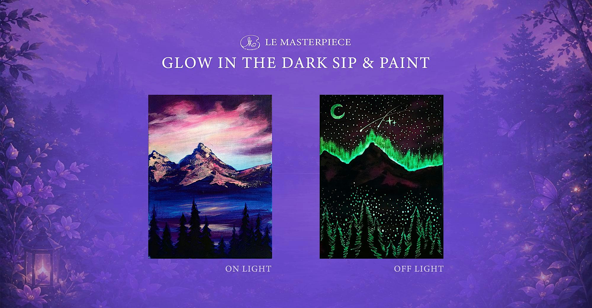 Sip and Paint (Glow in the Dark): Spirit Mountain