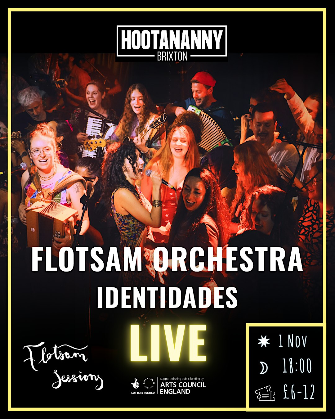 Flotsam Orchestra & Identidades LIVE at Brixton Hootananny