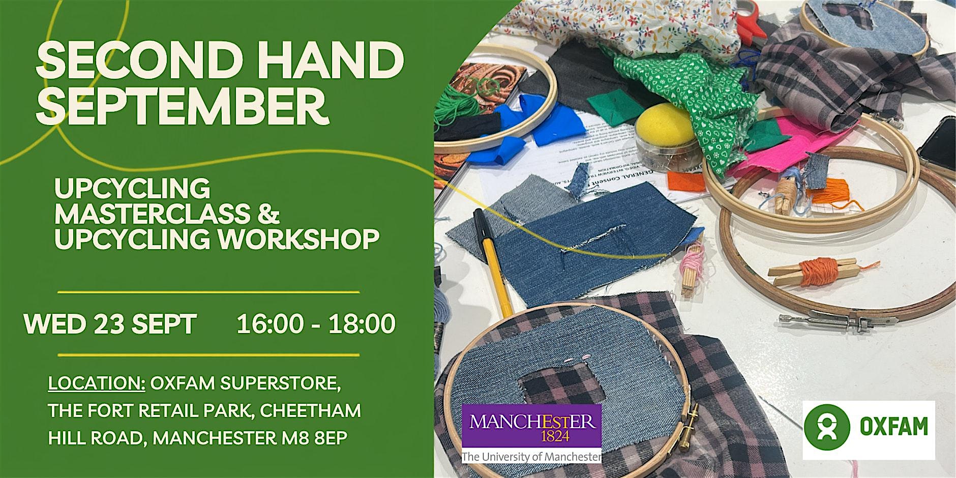 UPCYCLING WORKSHOP: Visible Mending & Sashiko Techniques