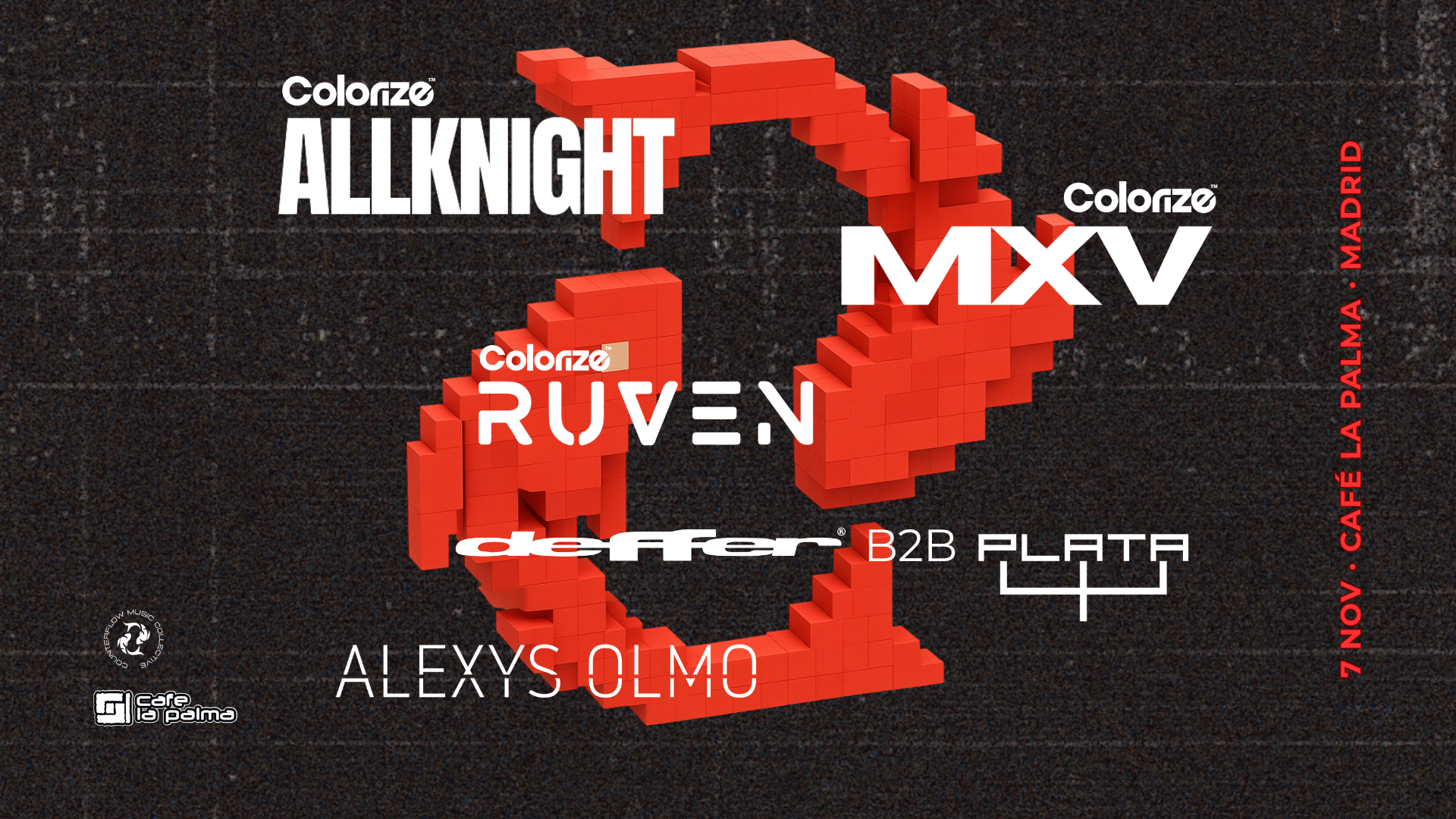 CMC pres. ALLKNIGHT, MXV, RUVEN, Deffer b2b Plata44, Alexys Olmo