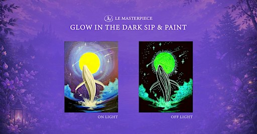 Sip and Paint (Glow in the Dark): Moonlit Majesty