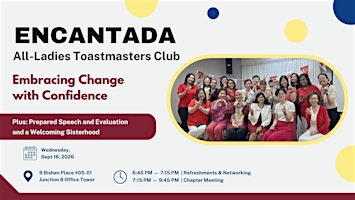 Encantada All-Ladies Toastmasters Club Chapter Meeting