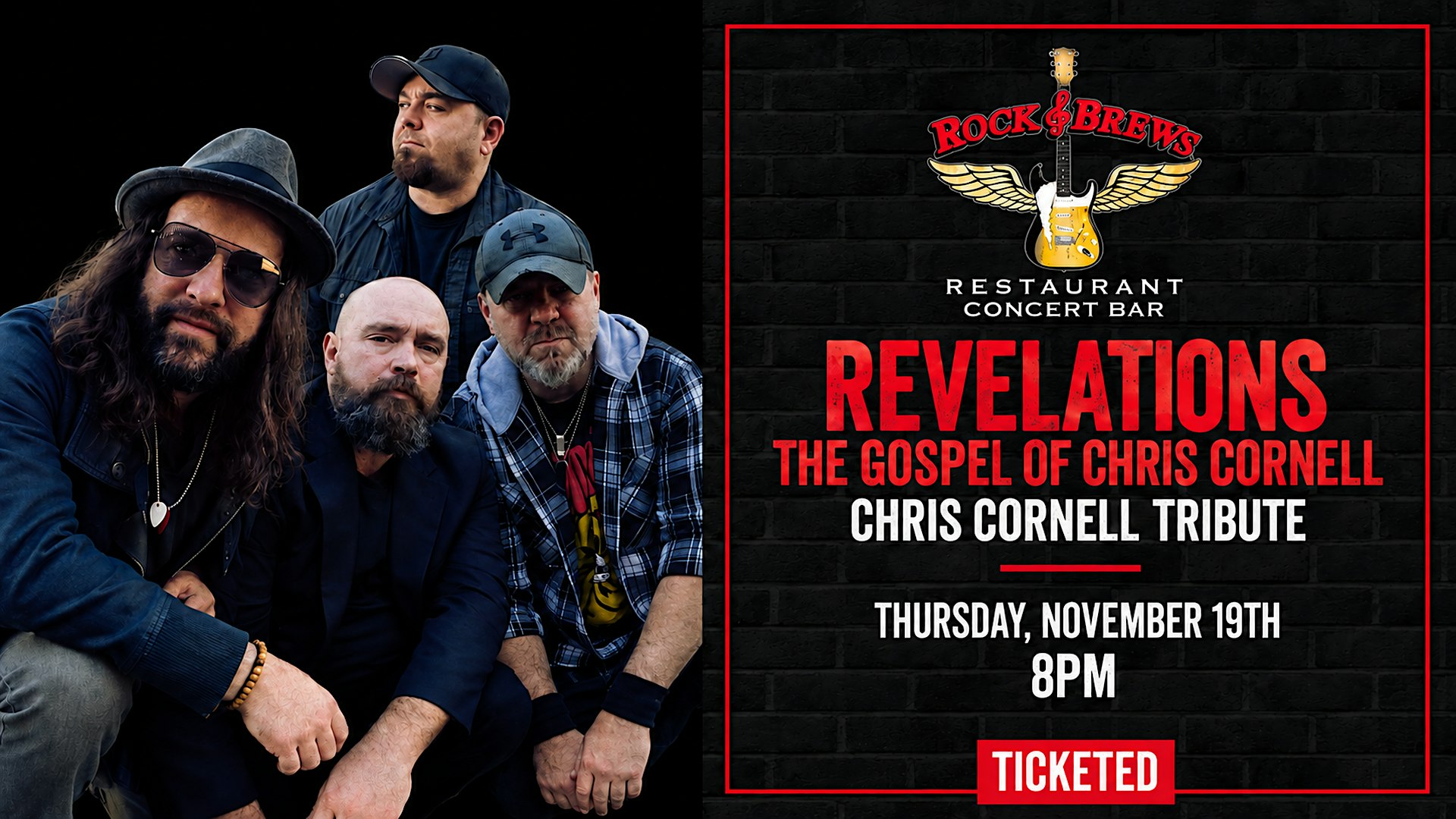 REVELATIONS - The Gospel Of Chris Cornell @ Rock & Brews Royal Oak