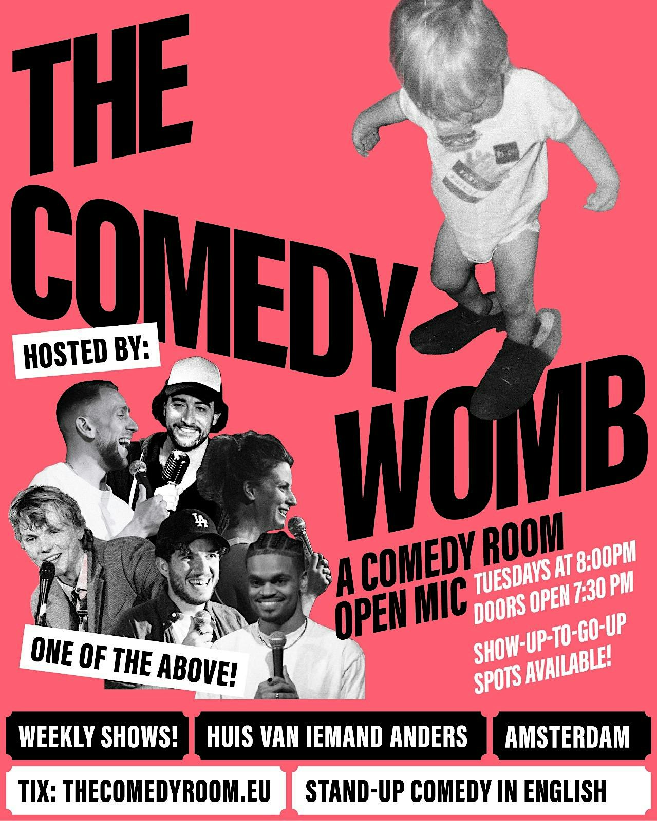 The Comedy Womb • A Comedy Room Open Mic • English Comedy in Amsterdam
