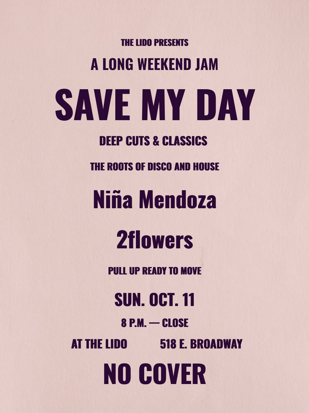 SAVE MY DAY