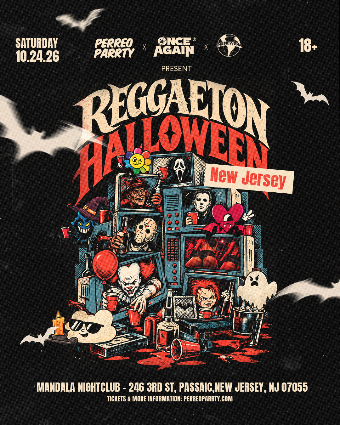 Reggaeton Halloween Perreo Parrty In New Jersey  (18+)