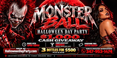 MONSTER BALL  HALLOWEEN DAY PARTY