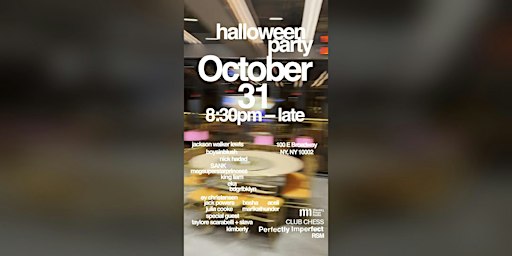 HALLOWEEN PARTY