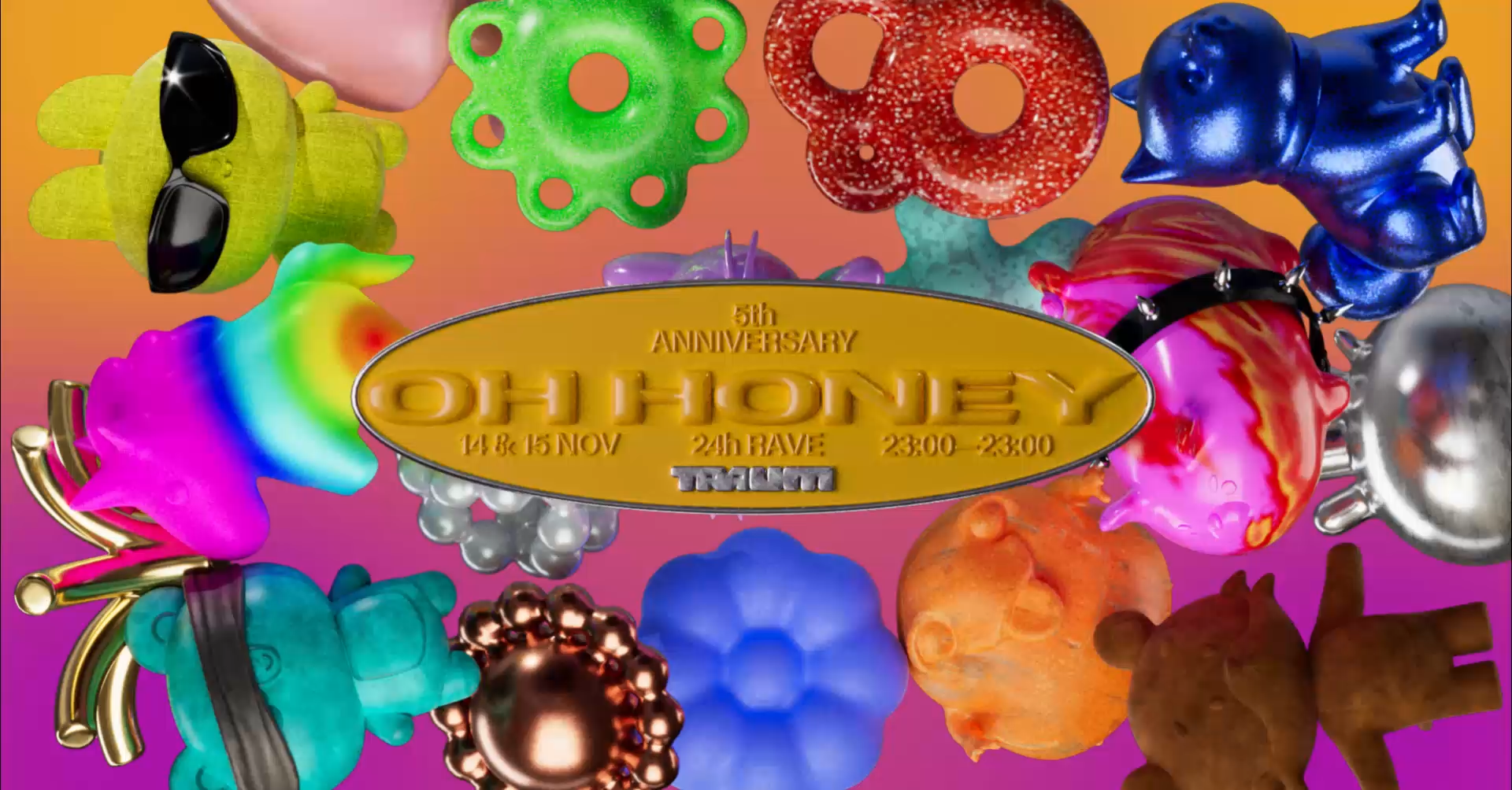 Oh Honey 5 Years - 24h Rave