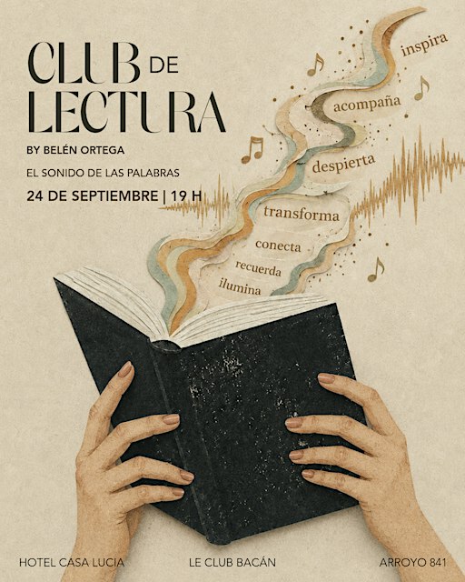 Club de Lectura: El sonido de las palabras by Belén Ortega